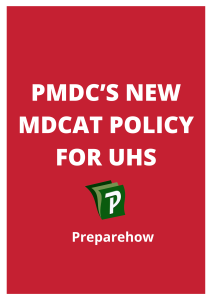 New MDCAT Policy