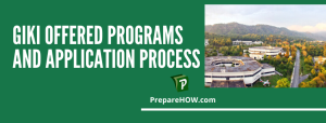 giki Offered Programs and Applications Process