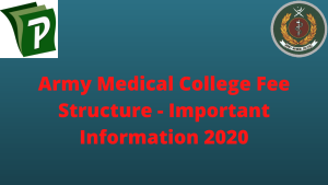 Army Medical College Fee Structure Important Information