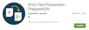 Entry Test Preparation -PrepareHOW App