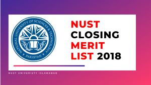 Closing Merit List of NUST 2018 | Closing-Merit-List-of-NUST-2018 | PrepareHOW